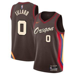 Portland Trail Blazers Nike Damian Lillard City Edition  Jersey